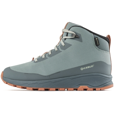 Icebug Buty trekkingowe Haze Mid Biosole GTX (wodoodporne, lekkie, szerokie) zielone damskie